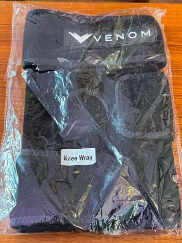 Venon Knee Support Wrap Orthopedic Brace Strap Black Unused