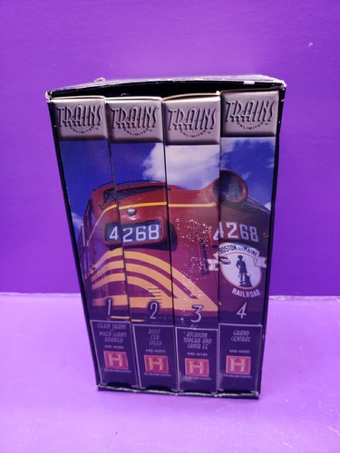 Trains Unlimited Set VHS 1998 4 Tape Set American Railroad