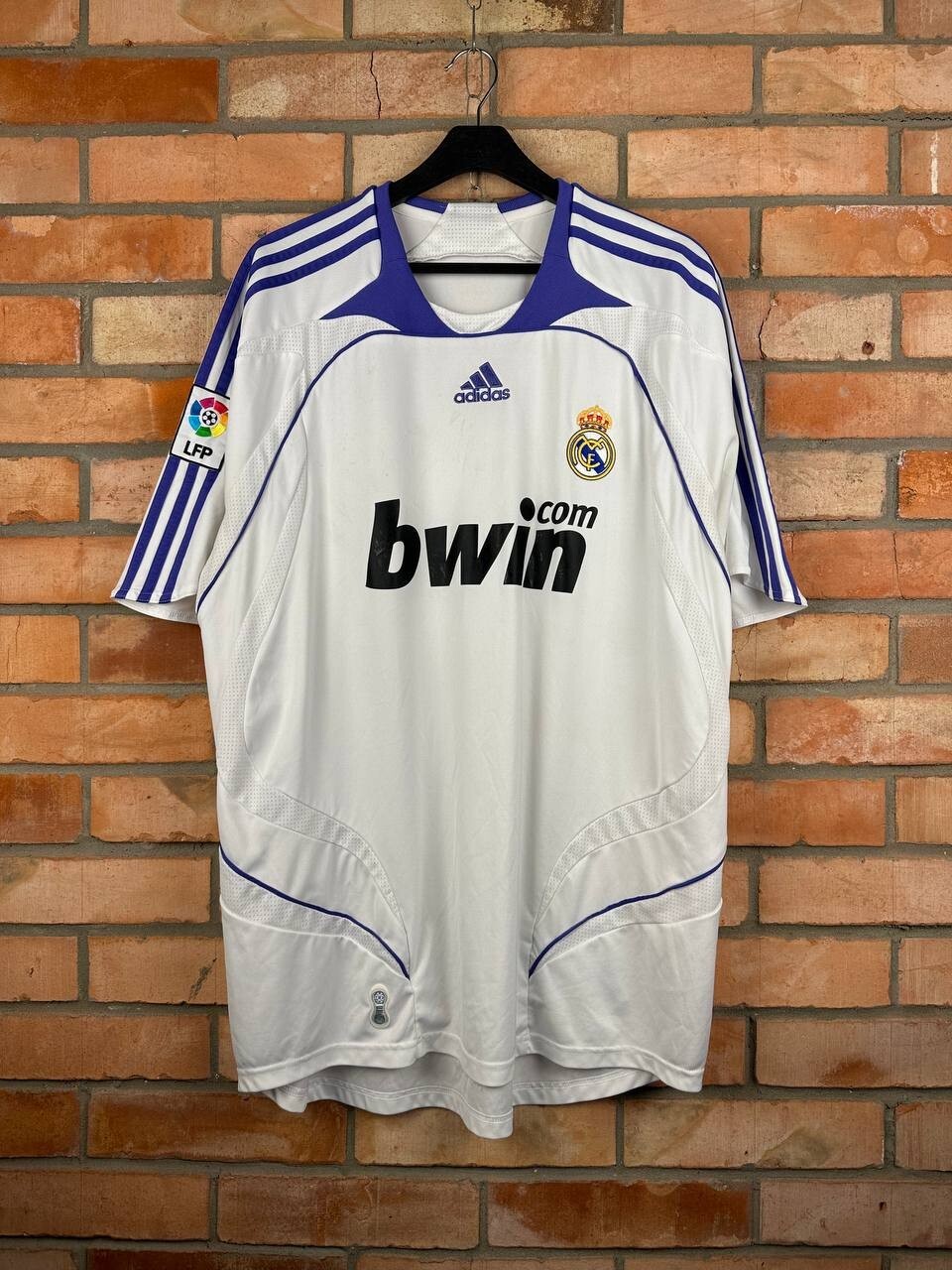 Adidas Real Madrid Home Jersey 2007-2008 Huntelaar Vintage