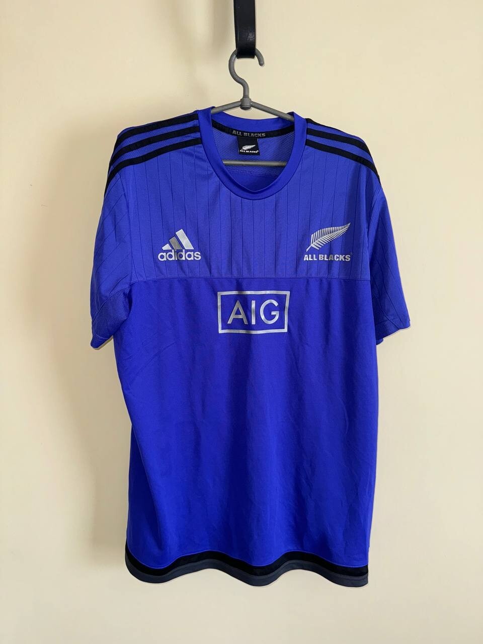 ADIDAS new zealand all blacks rugby performance t-shirt
