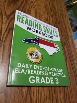 NORTH CAROLINA TEST PREP Reading Skills Workbook Grade 3 Covers 2017 Standards