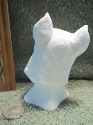 Boxer Dog Head Bust Ceramic Bisque U-Paint Ready To Paint Boxers