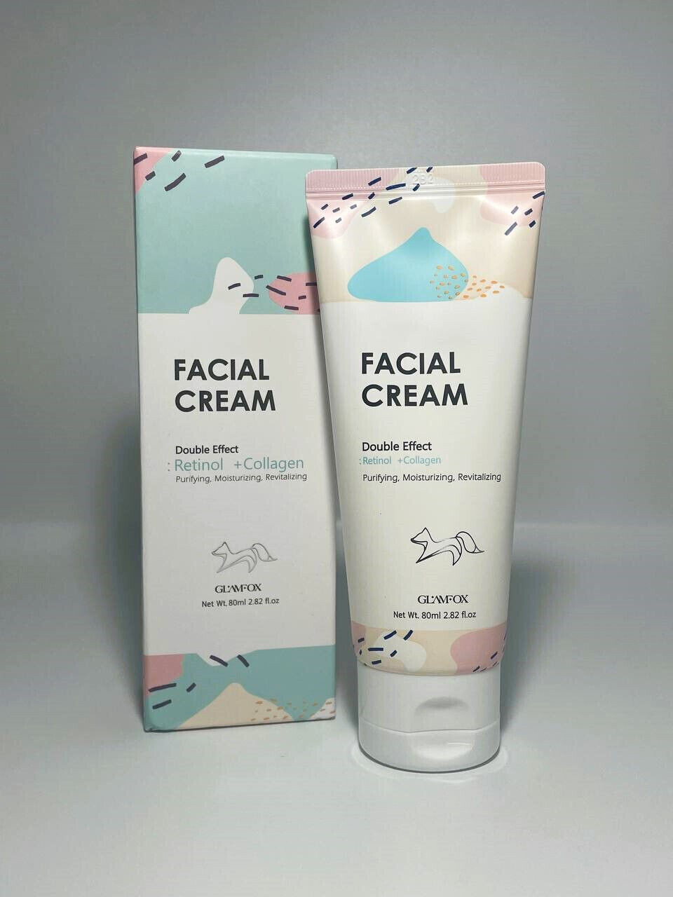 Glamfox FACIAL CREAM Retinol Collagen Double Effect 80 ml Mousturizer