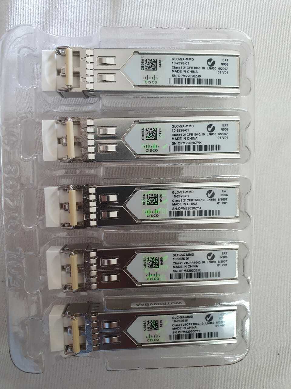 Cisco シスコ 純正 GLC-SX-MMD 10-2626-01 8本セット Cisco Glc-sx-mmd 10-2626-01 1000base SX SFP Transceiver