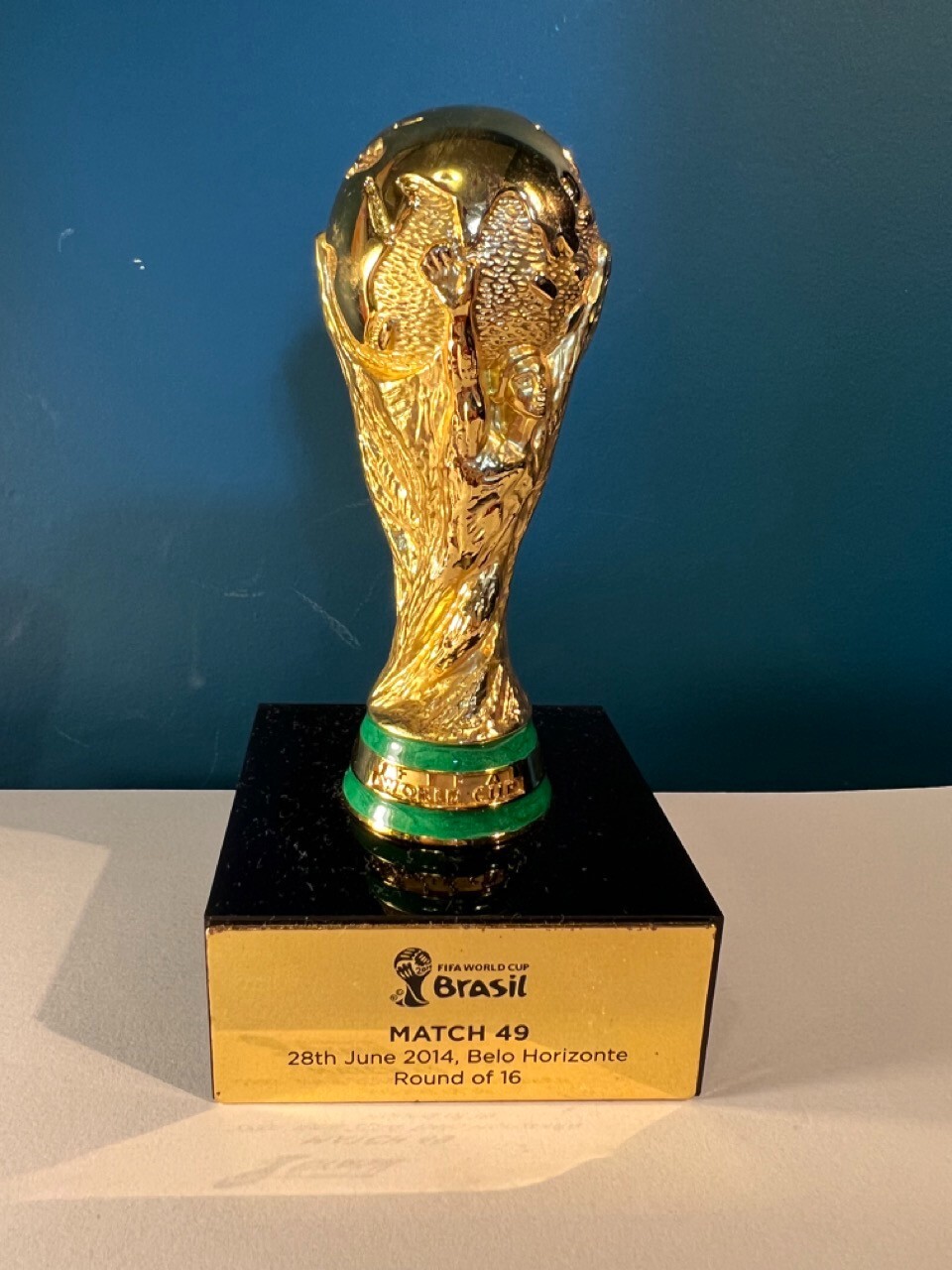 Rare Official FIFA World cup trophy and 1 unopened ticket Rare Official FIFA World cup trophy and 1 unopened ticket
