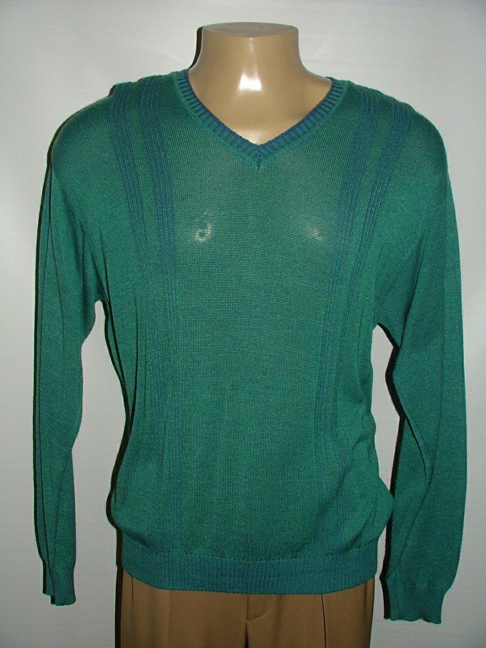 Ermenegildo Zegna カシミヤ Vネックセーター ベージュ a8ad9a55066d7c34e44385ec0ec66f