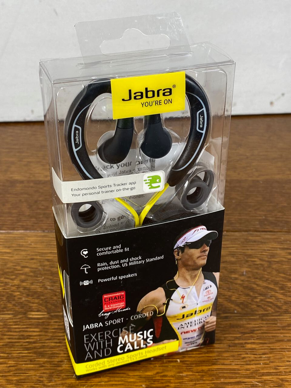JABRA Sport Corded Stereo Headset Headphones + Mic. Great JABRA Sport Corded Stereo Headset Headphones + Mic. Great