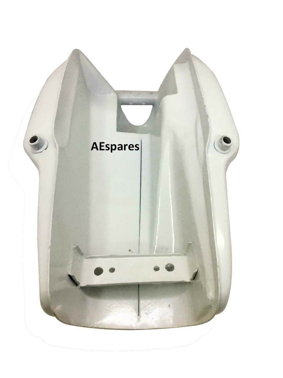 FOR BMW R100 RT RS R90 R80 R75 WHITE STEEL PETROL FUEL TANK + MONZA CAP 