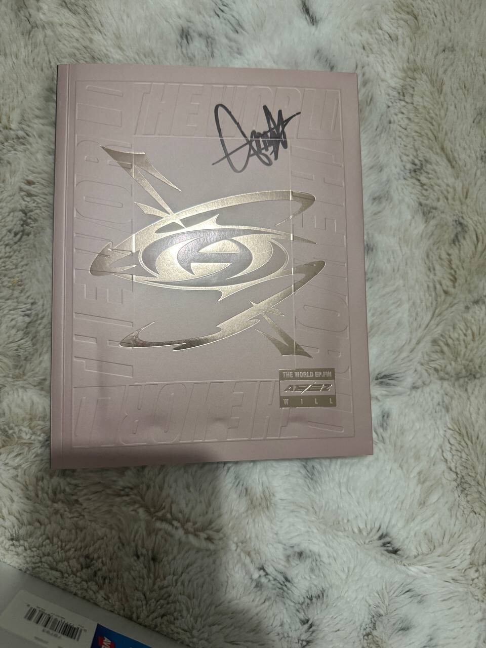 ateez the world ep fin will signed album jongho / no pc | eBay