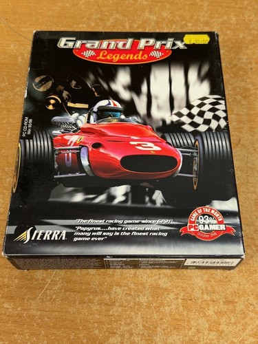 Grand Prix Legend Nintendo DS Sierra PC CD-ROM Game Manual No Disc