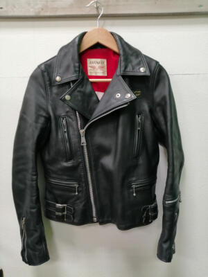 AVIAKIT HYSTERIC GLAMOUR Leather jacket Rider Jacket Black