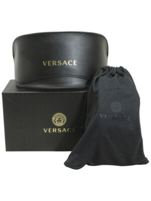 Pre-owned Versace Ve4462 Gb1/6g Sunglasses Women's Black/grey Mirror Silver 58mm In Gray