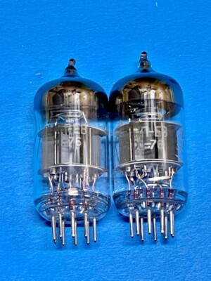 2 pcs 6N1P-EV (6N1, 6N1P-EV, ECC82) NEW / BATCH / GOLD GRID / SHIPS FROM USA