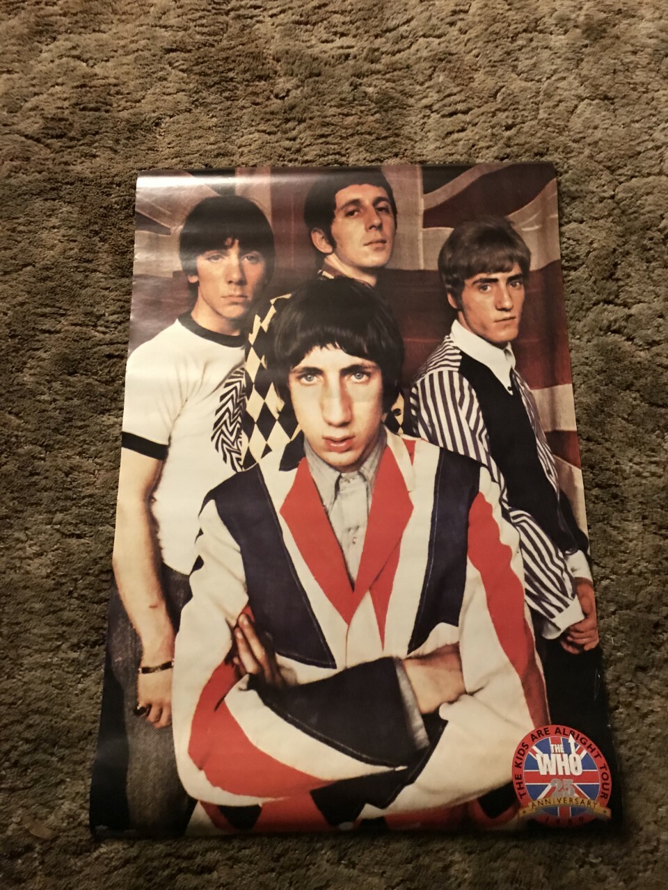 Vintage The WHO Kids are alright tour 25th Anniversary