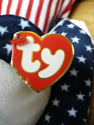 TY Beanie Pillow Pal-Sparkler the Bear