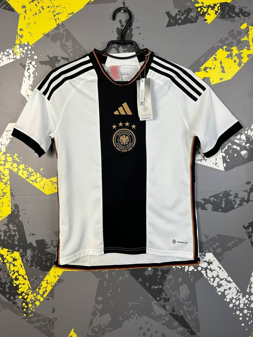 Germany Home football shirt 2022 - 2023 Jersey Adidas Young