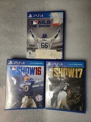 mlb the show 15, 16 and 17 PS4