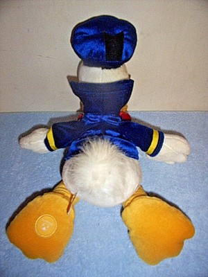 DISNEY HOOP MICKEY MOUSE AND DONALD DUCK 18-INCH POLYESTER PLUSH DOLLS