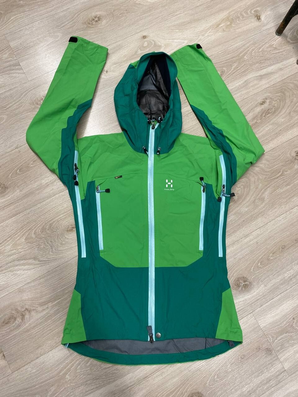 Haglofs Spitz Rock Hard Gore Tex Pro Shell Waterproof Green