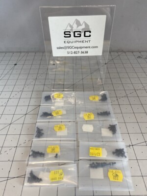 McMaster-Carr Black Oxide Stainless Steel Flat Head Screws PN: 96640A054