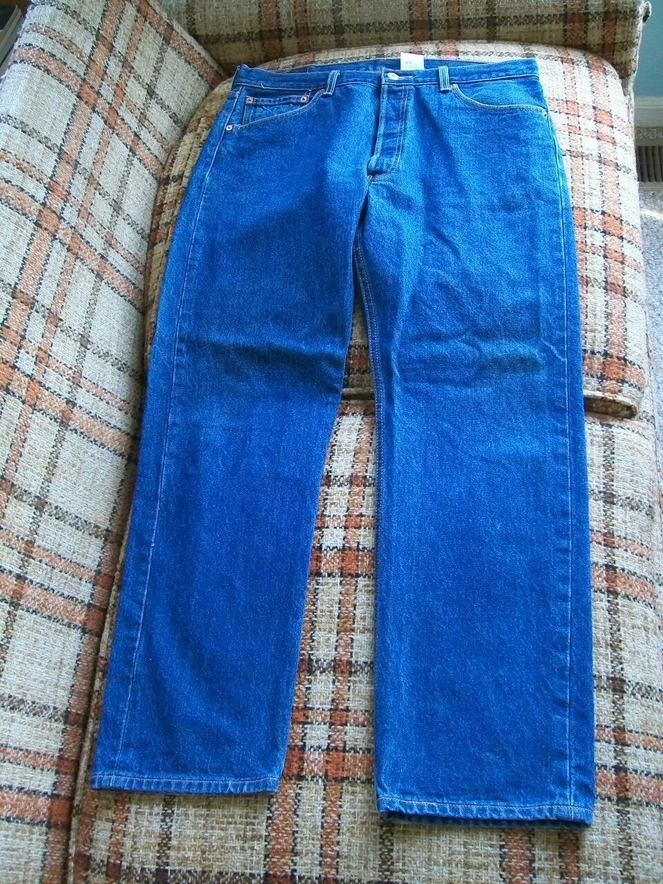 Levis Mens 36x32 (Actual 33x29.5) 501XX Button Fly Jeans 100 Levis Mens 36x32 (Actual 33x29.5) 501XX Button Fly Jeans 100
