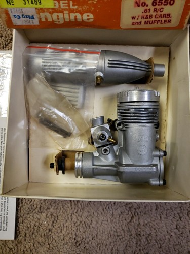 K&B Engine - K&B .61 RC MOTOR - NJ23 No 6550 - New