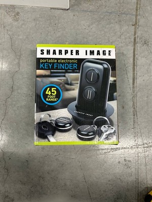 Sharper Image Portable Electronic Key Finder with 2 Key Fobs 