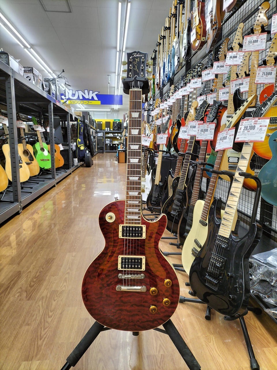 ギター TOKAI LS142Q IB 楽天市場】Tokai LS142Q IB 新品