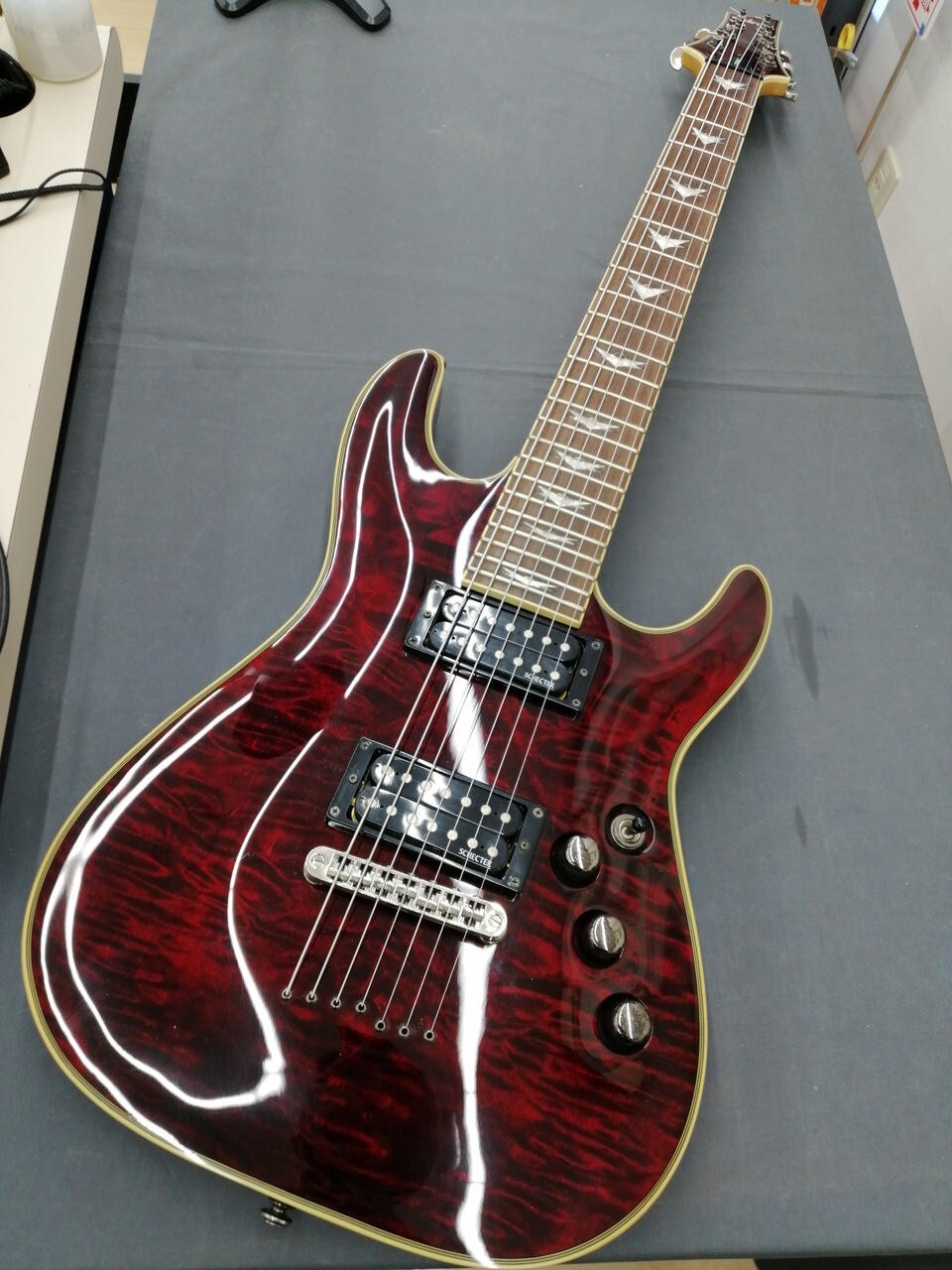SCHECTER OMEN EXTREME-7 Electric Guitar #28438 | eBay