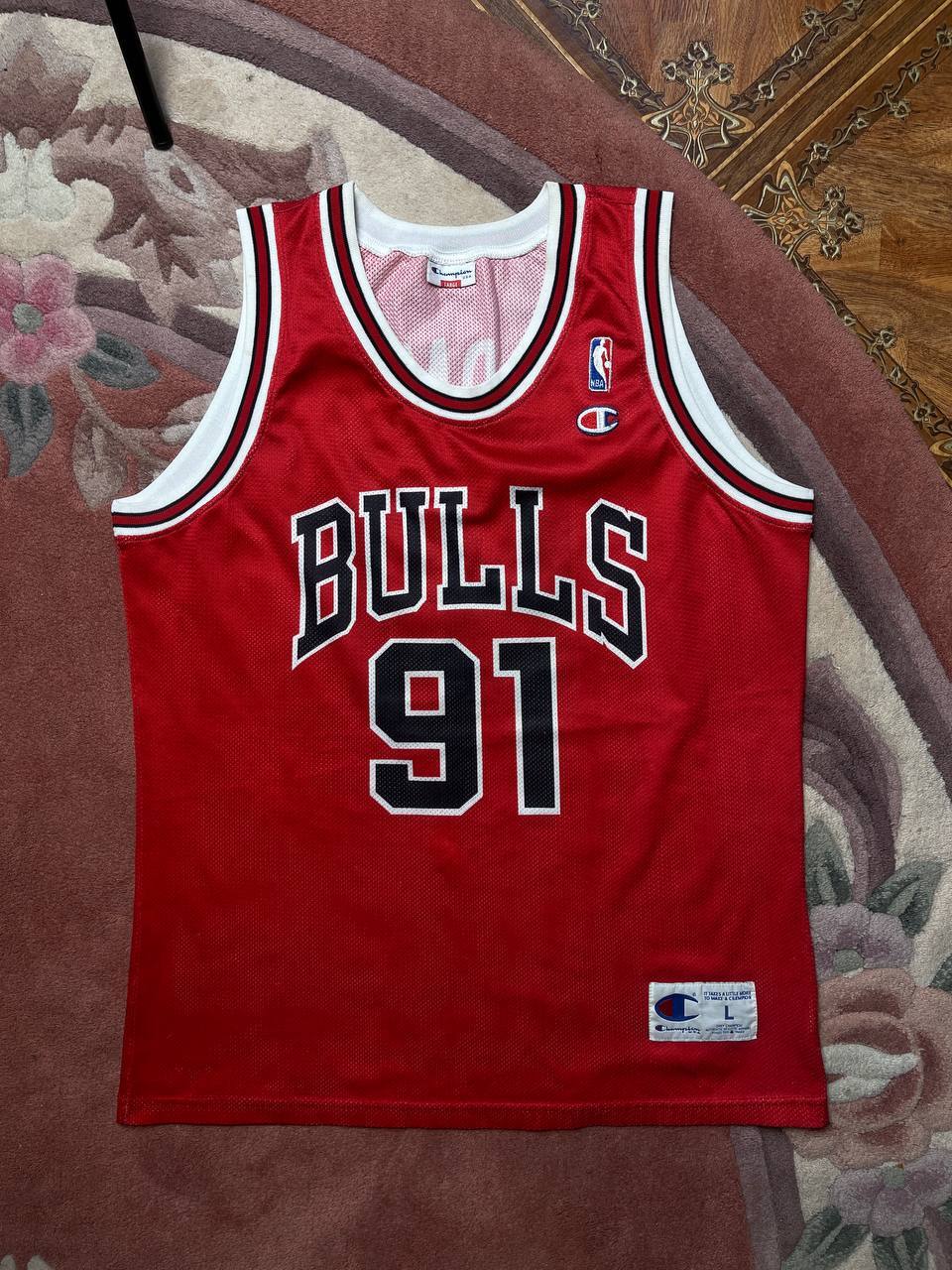 〜CHICAGO BULLS RODMAN 91〜 1995-96 Chicago Bulls Rodman #91 adidas Hardwood Classics