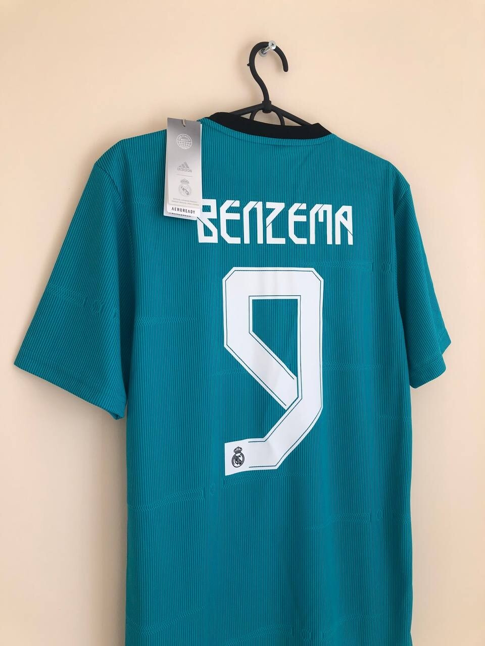 【n】Real Madrid 120周年記念シャツ Benzema 9 V) Real Madrid 22/23 rare special edition 120 años benzema