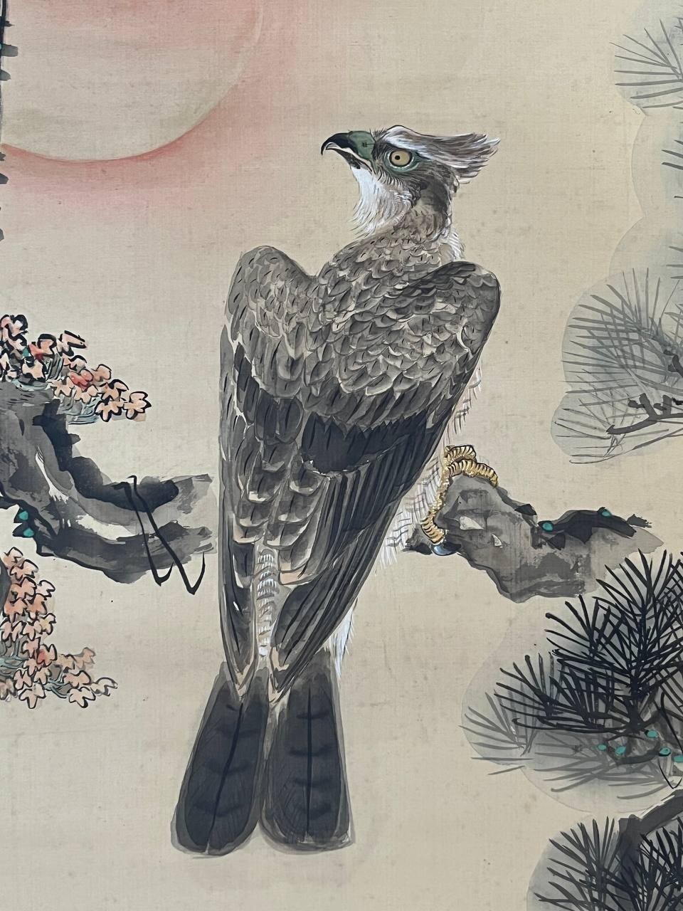 ◇掛軸 水墨画 華岳◇Japanese arts hanging scroll ◇掛軸