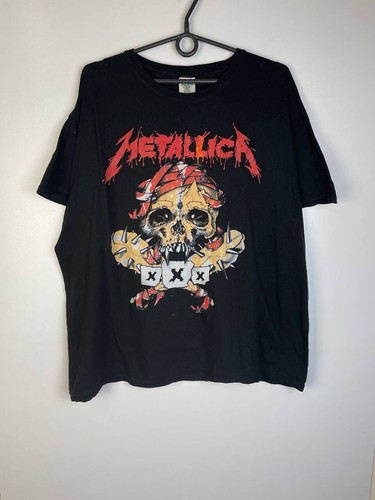 90s 00s Vintage メタリカ ボディ スケルトン Tシャツ 2XL 90s 00s Vintage メタリカ ボディ スケルトン Tシャツ 2XL