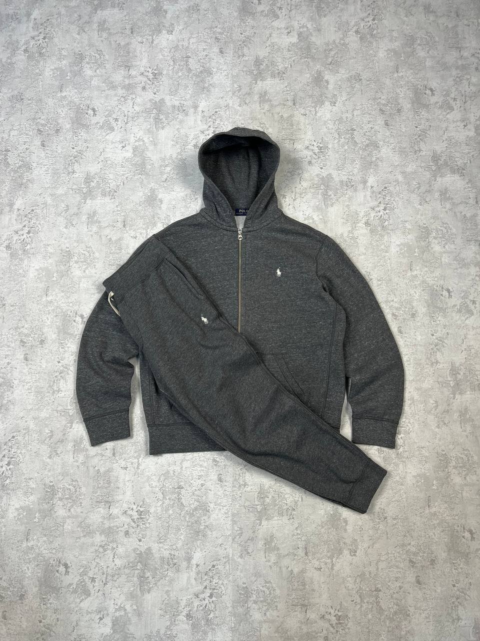 Polo Ralph Lauren Gray Cottone Track Suit Size M-L | eBay
