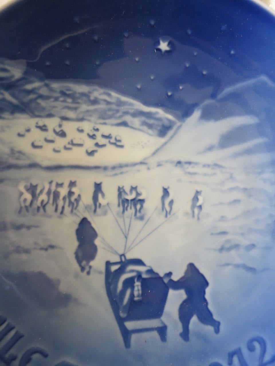 Vtg Bing Grondahl B&G Copenhagen Denmark 1972 Christmas Greenland Plate new box