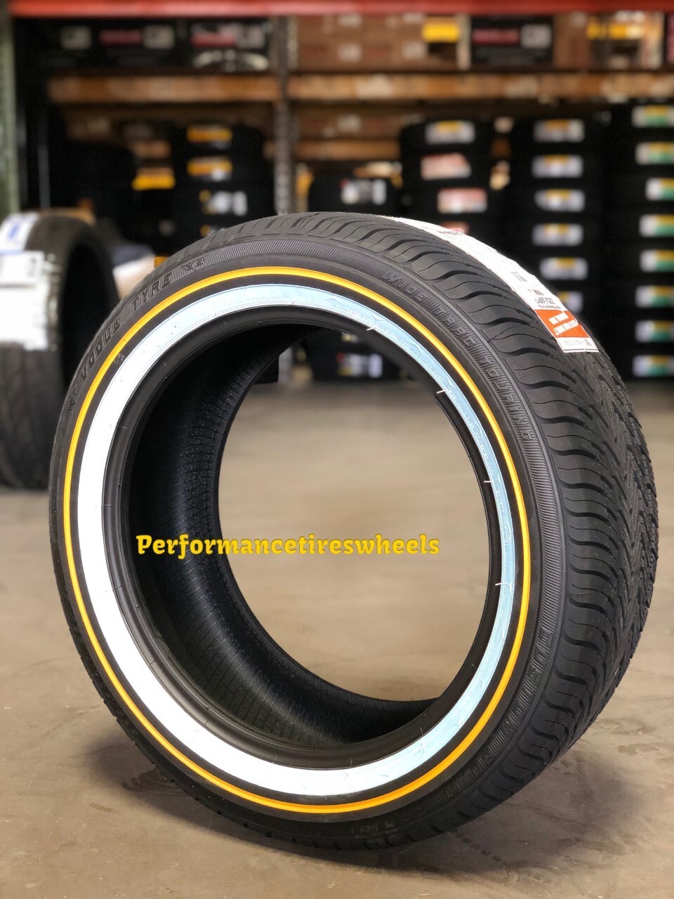 235/50R17 100H Vogue Custom Built Radial VIII Gold White