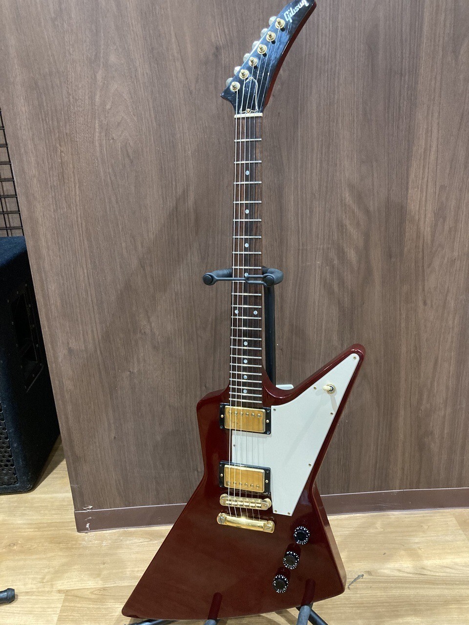 Gibson Explorer ブラック USA製 ハードケース付き Gibson USA / 80s Explorer Ebony ギブソン エクスプローラー