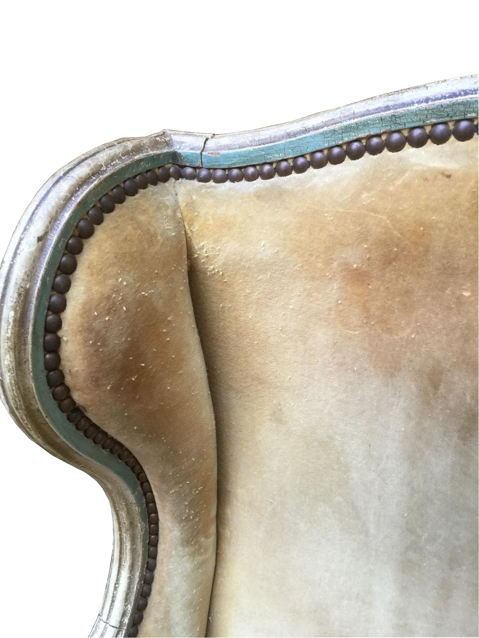 19th Century French Bergere Chairs Gold Upholstery Armchairs FREE LOCAL DELIVERY