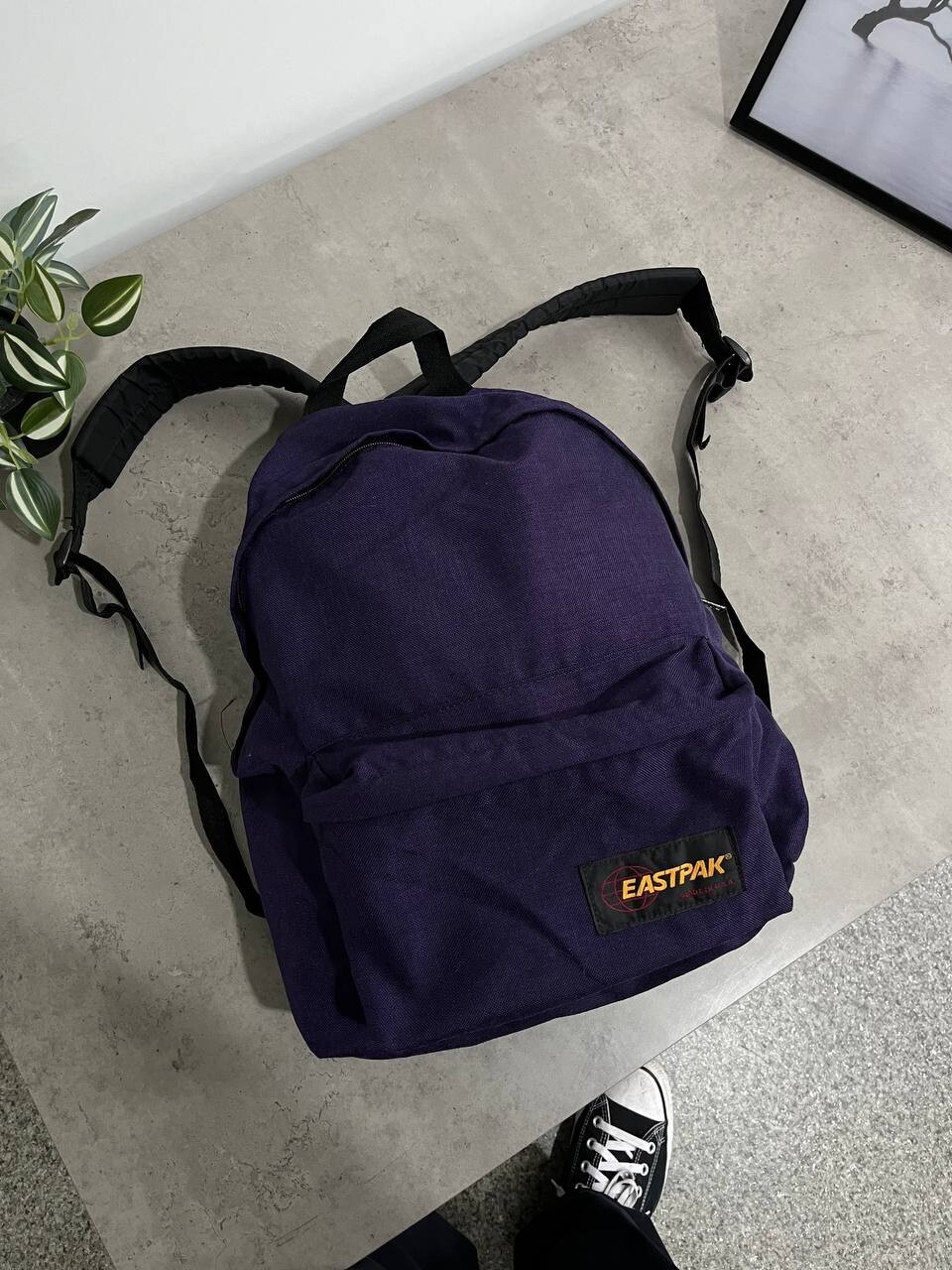 1990前後 Used EASTPAK オレンジカラー　US製 vintage 90s eastpak Orange padded pak'r backpack cordura