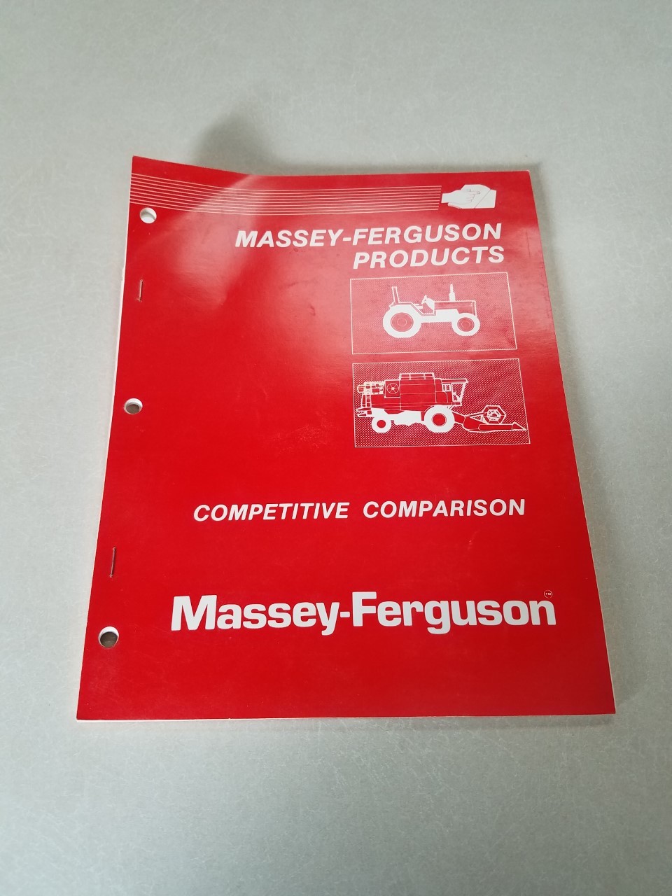 Massey Ferguson Products Competitive Comparison Manual Collectible