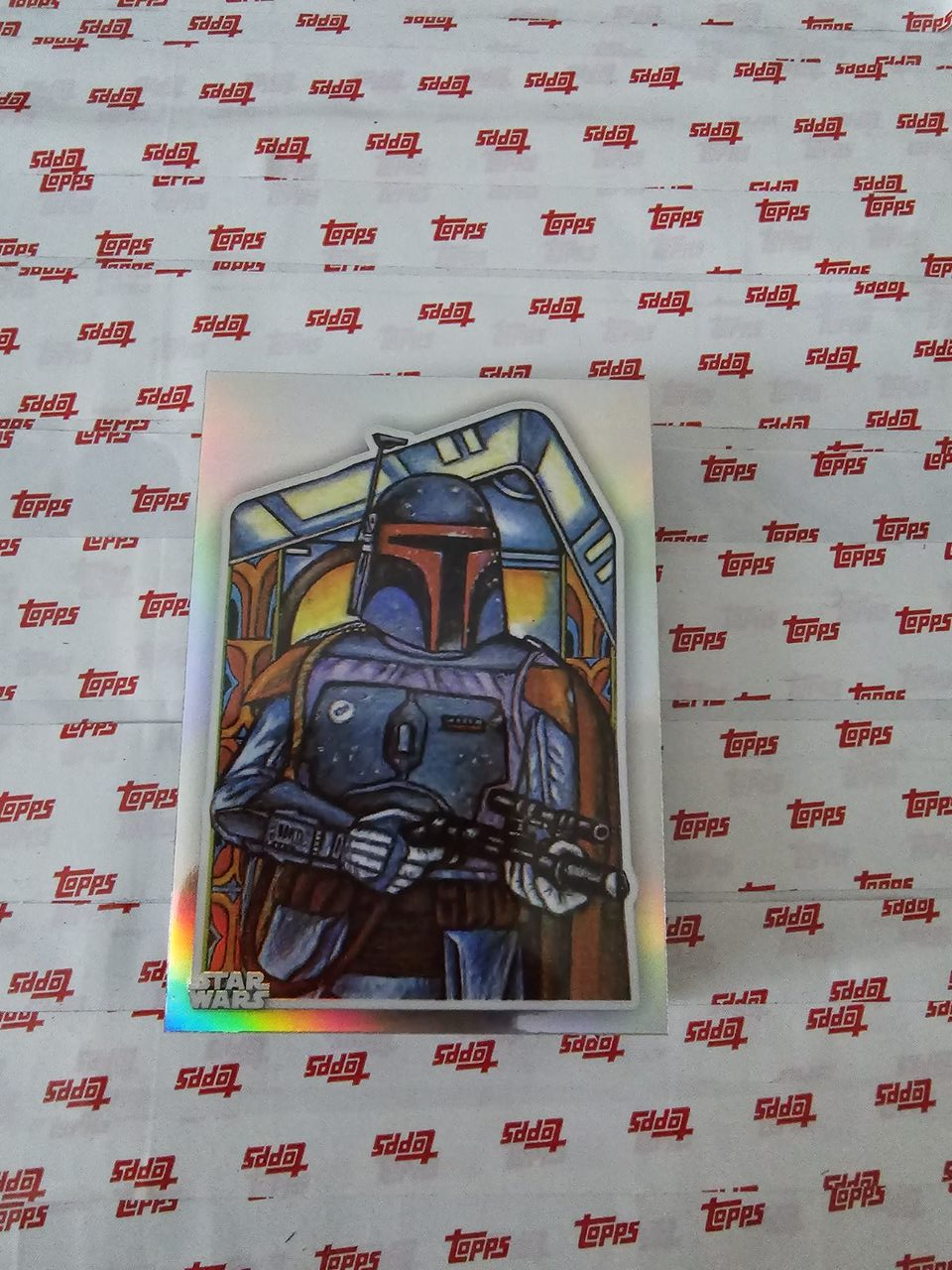 2023 Topps Chrome Star Wars Card #ROJ40-2 Boba Fett