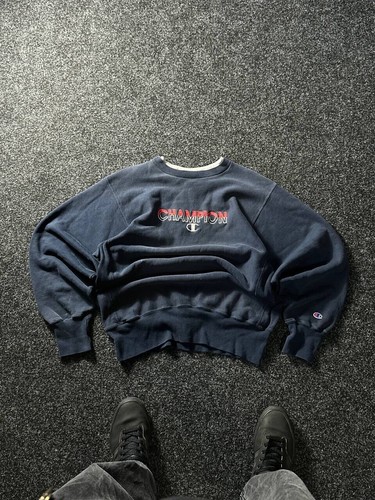 90s Champion Reverse Weave トレーナー X-Large 🚨Vintage 90s Champion Reverse Weave Rare boxy Sweatshirt