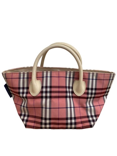Authentic Burberry Blue Label Nova check Pink Nylon Canvas Authentic Burberry Blue Label Nova check Pink Nylon Canvas