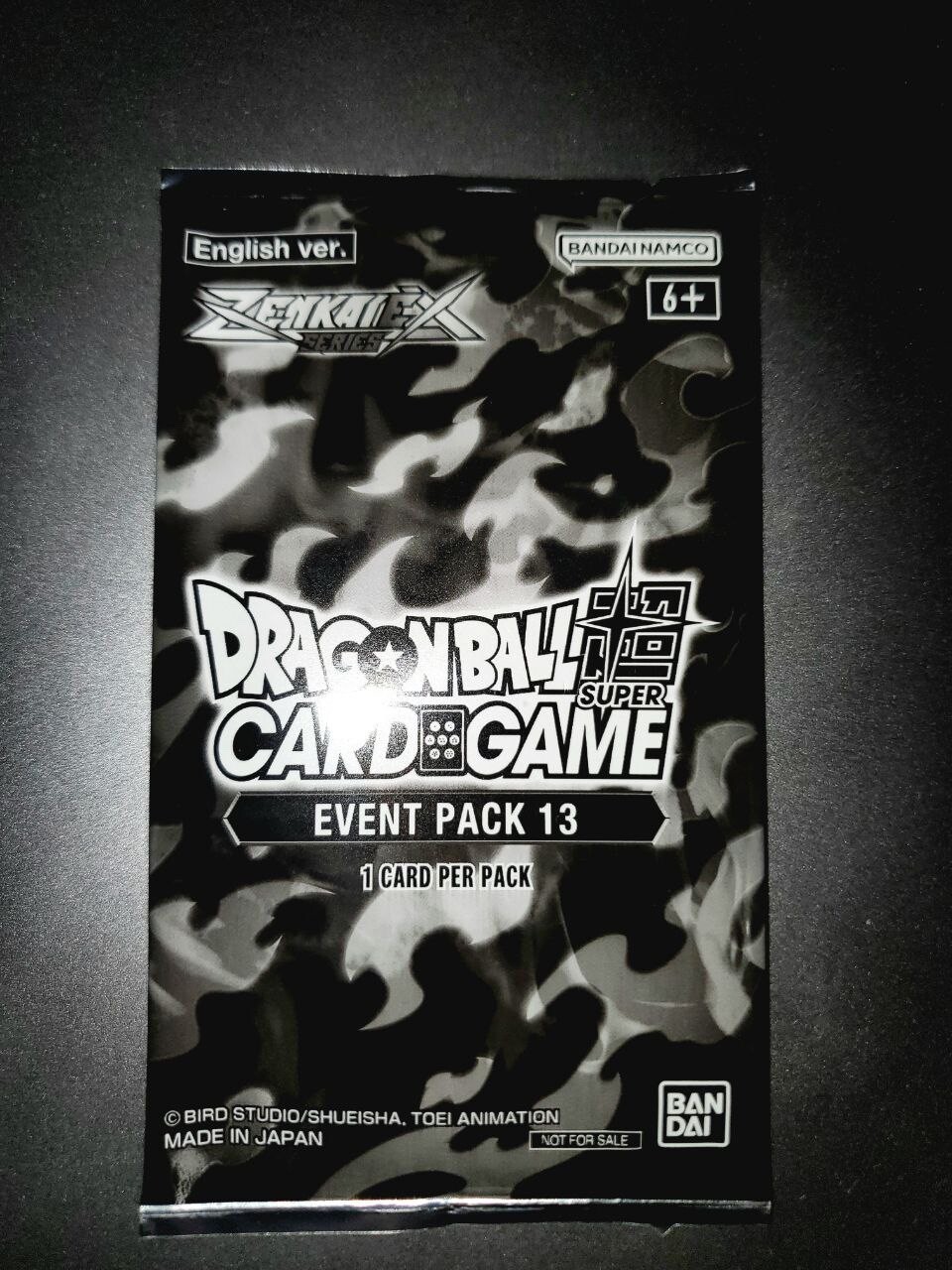 Dragon Ball Super Card Game Event Pack 13 - 1 Card Per Pack