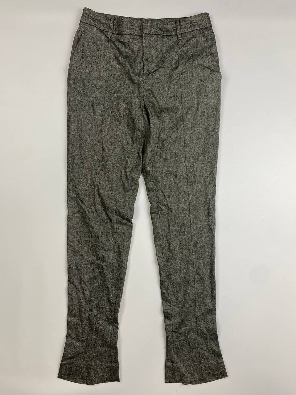 GUCCI Fodera Lining Knit Wool Silk Bootcut Dress Pants