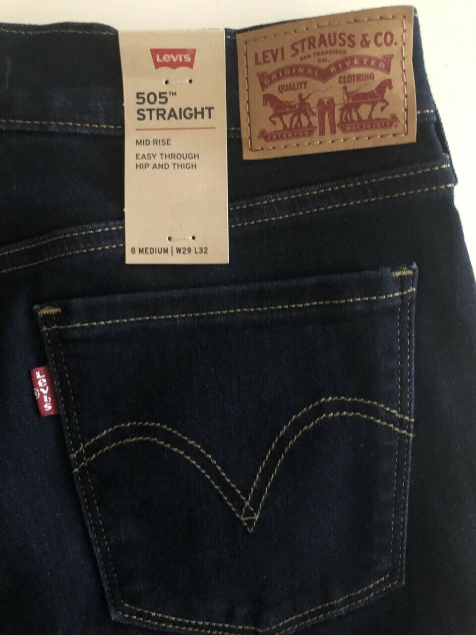's Mid Rise Straight Jeans 155050145
