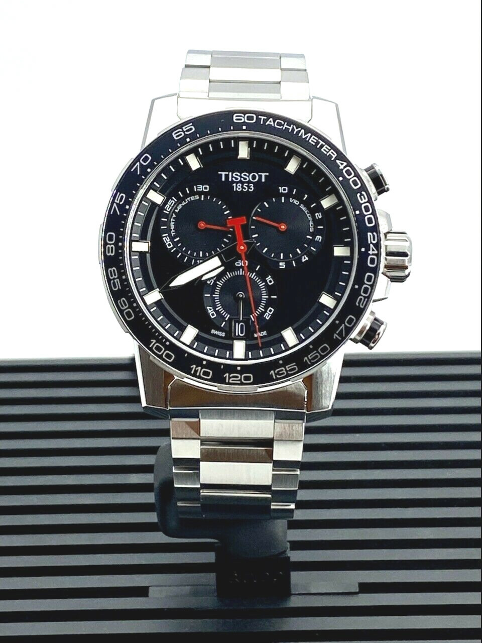 TISSOT 腕時計 スーパースポーツ クロノ T1256171105100 Amazon.com: Tissot mens Supersport Chrono Stainless Steel