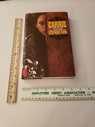 Carrie by Stephen King 1974 DoubleDay HC ISBN 0-385-08695-4