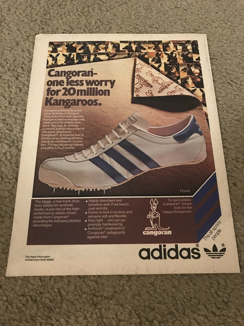 BOLD looking back 90s ポスター adidas shoes, wears and bags “Back to adidas”