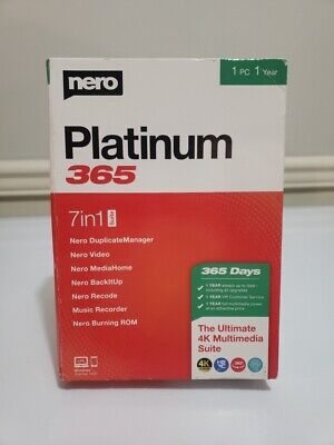 Nero Platinum 365 PC Download Media Editing Software